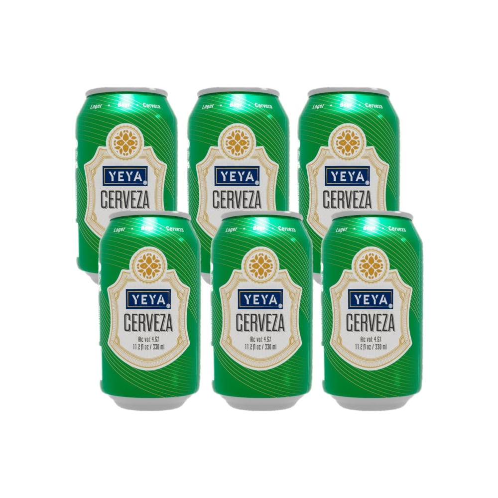Cerveza YEYA (6 x 330 ml / 11.2 fl oz) - Imagen 1