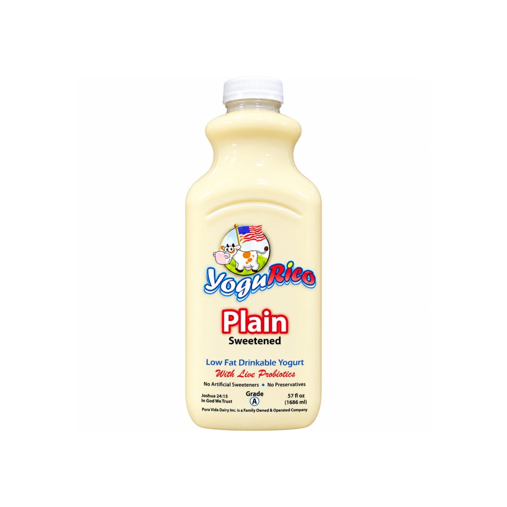Yogur bebible natural endulzado YoguRico (1.69 L) - Imagen 1