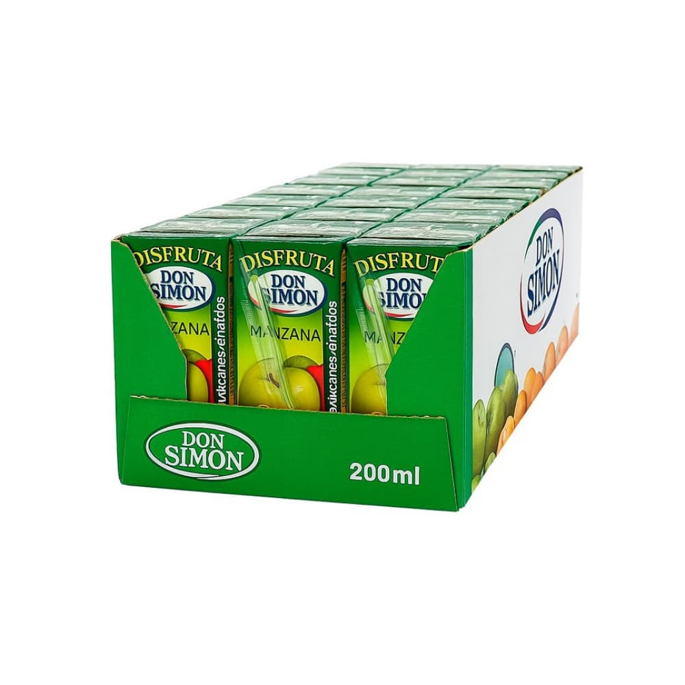 Jugo de manzana Don Simon (24 x 200 ml) - Imagen 1
