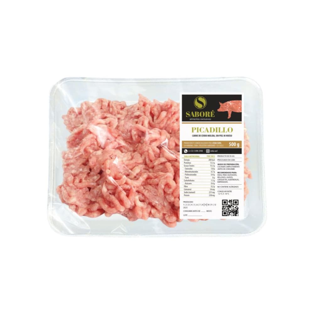 Picadillo de cerdo Saboré (500 g / 1.10 lb) - Imagen 1