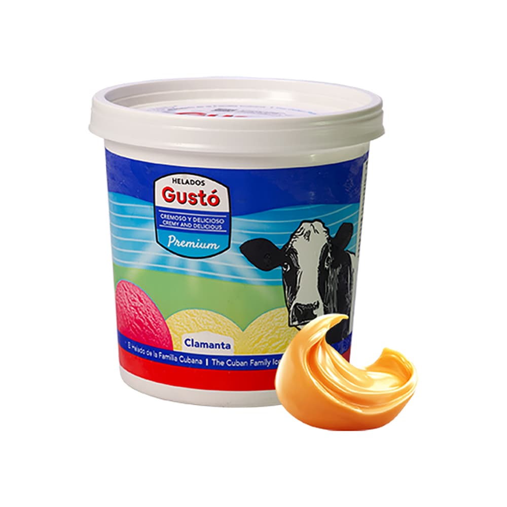 Helado Premium de dulce de leche Gustó (1 L) - Imagen 1