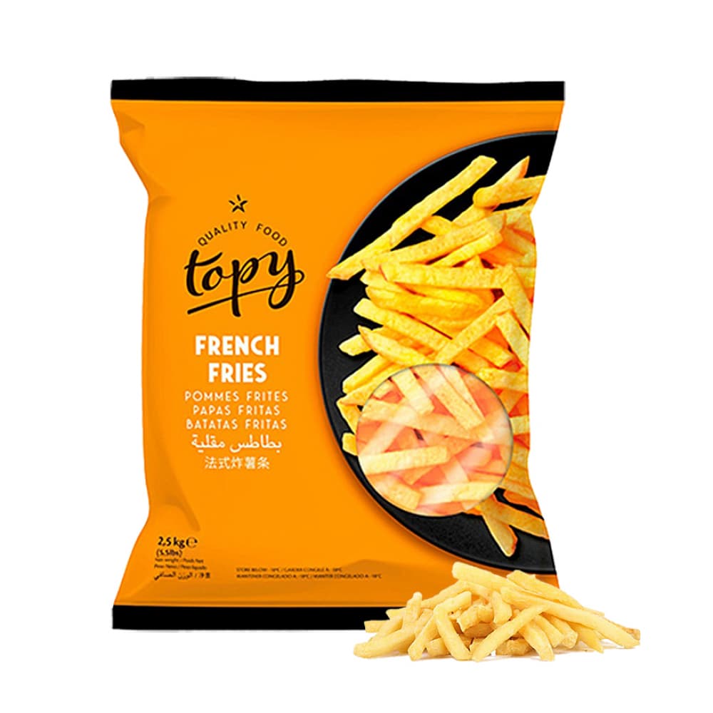 Papas pre-fritas Topy (2.5 kg / 5.5 lb) - Imagen 1