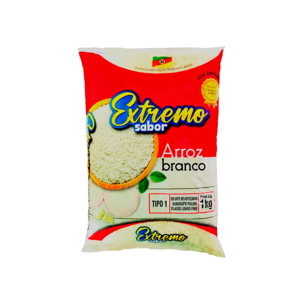 Arroz blanco tipo 1 Extremo sabor (1 kg / 2.2 lb) - Imagen 1