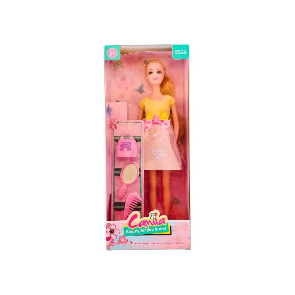 Muñeca de juguete con accesorios Camila (1 U) - Imagen 1