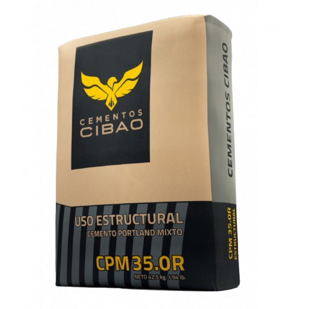 Cemento gris Cibao P350 (42.5 kg / 94 lb) - Imagen 1