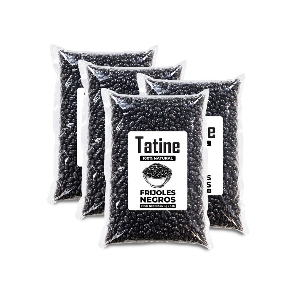 Frijoles negros Tatine (4 x 2.26 kg / 5 lb) - Imagen 1