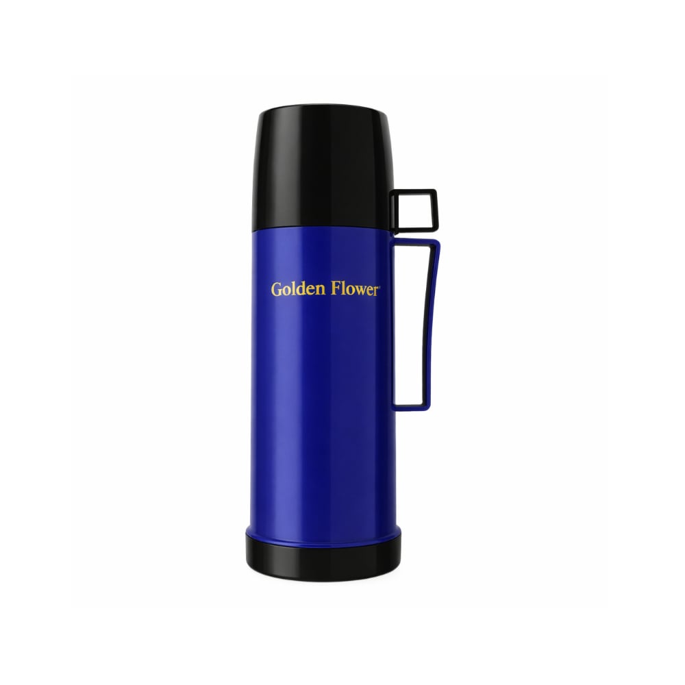 Termo azul Golden Flower - Imagen 1