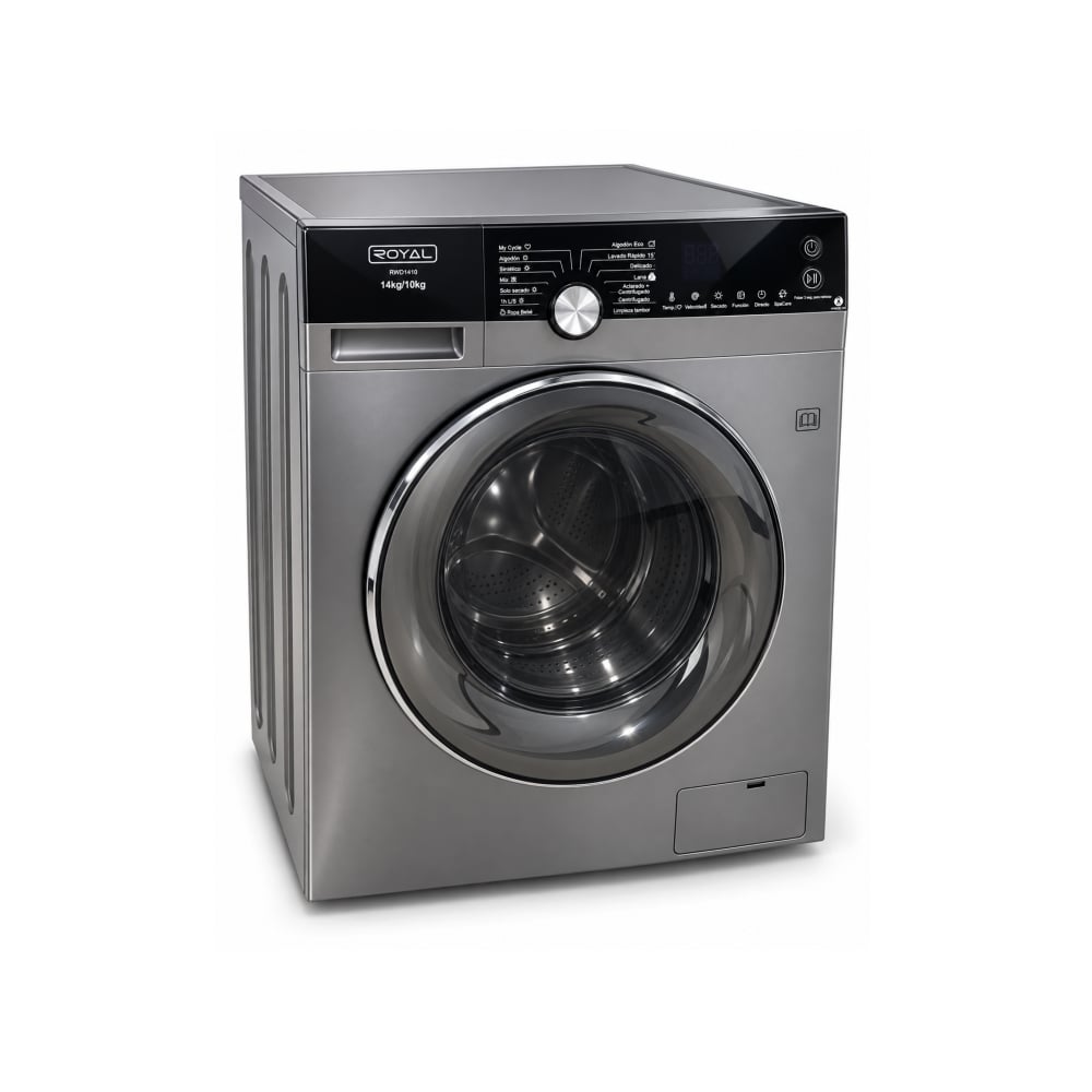 Lavadora secadora automática de carga frontal 14 Kg Royal RWD1410 - Imagen 1