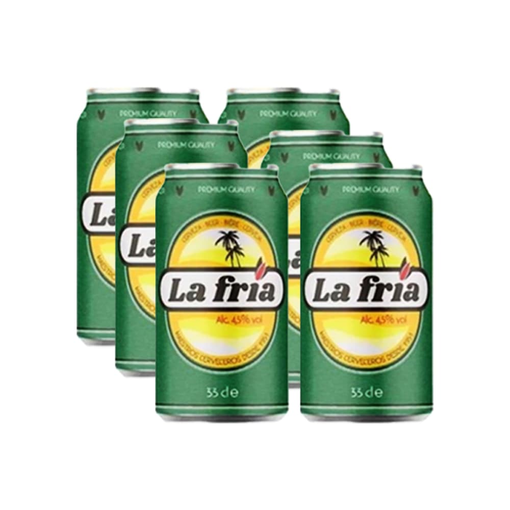 Cerveza La fría (6 x 330 ml) - Imagen 1