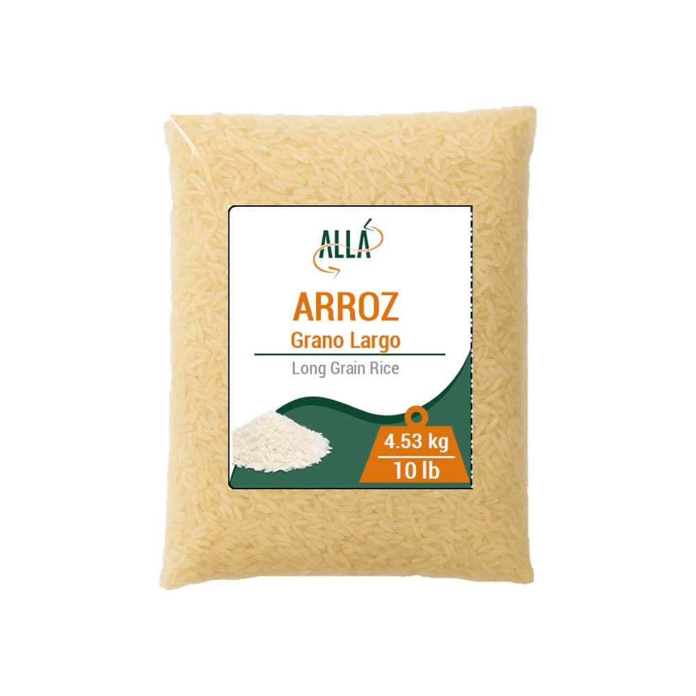 Arroz de grano largo ALLÁ (4.53 kg / 10 lb) - Imagen 1