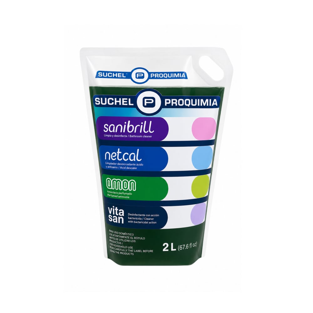 Detergente amoniacal multiusos Suchel Proquimia Amon (2 kg / 4.4 lb) - Imagen 1