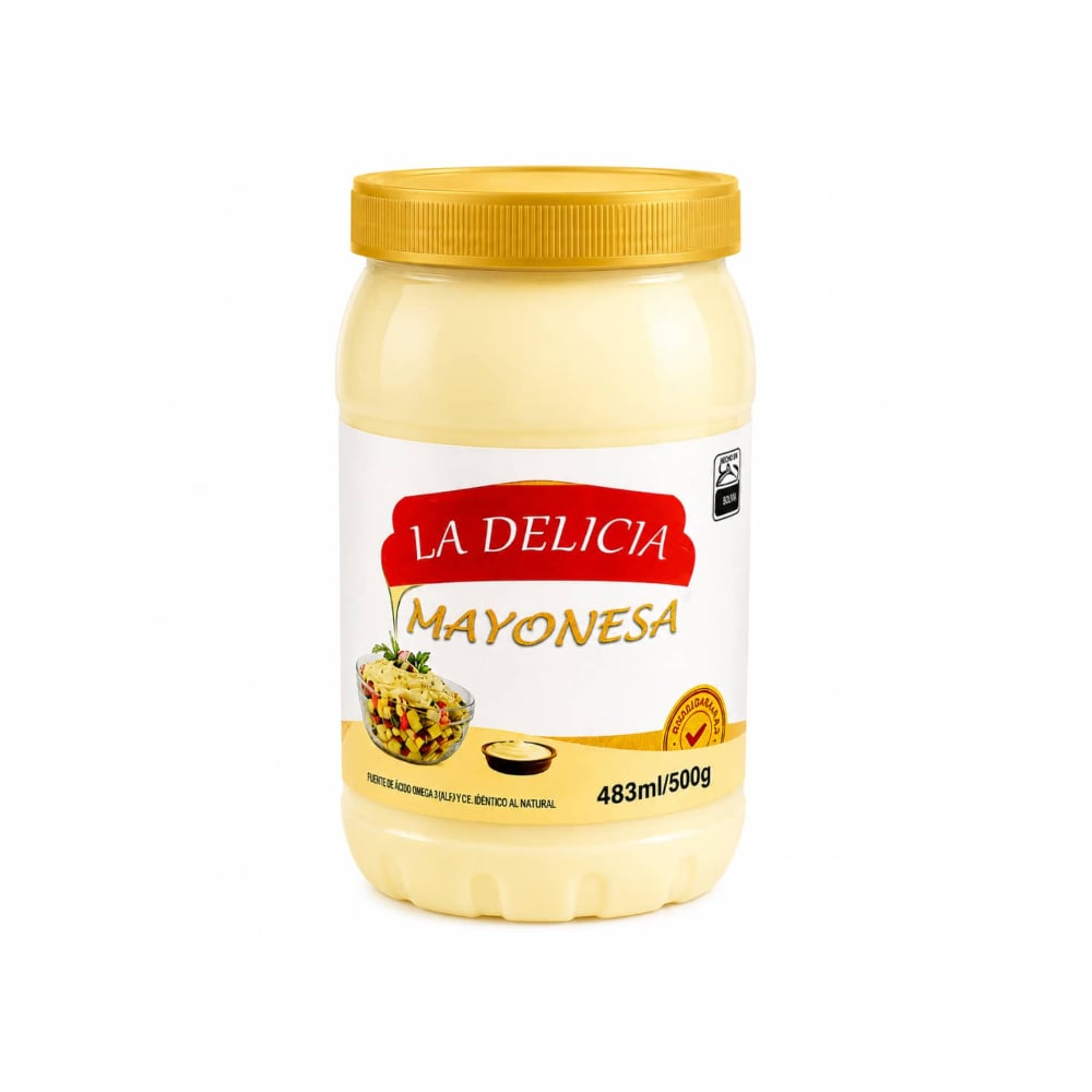 Mayonesa La Delicia (483 ml) - Imagen 1