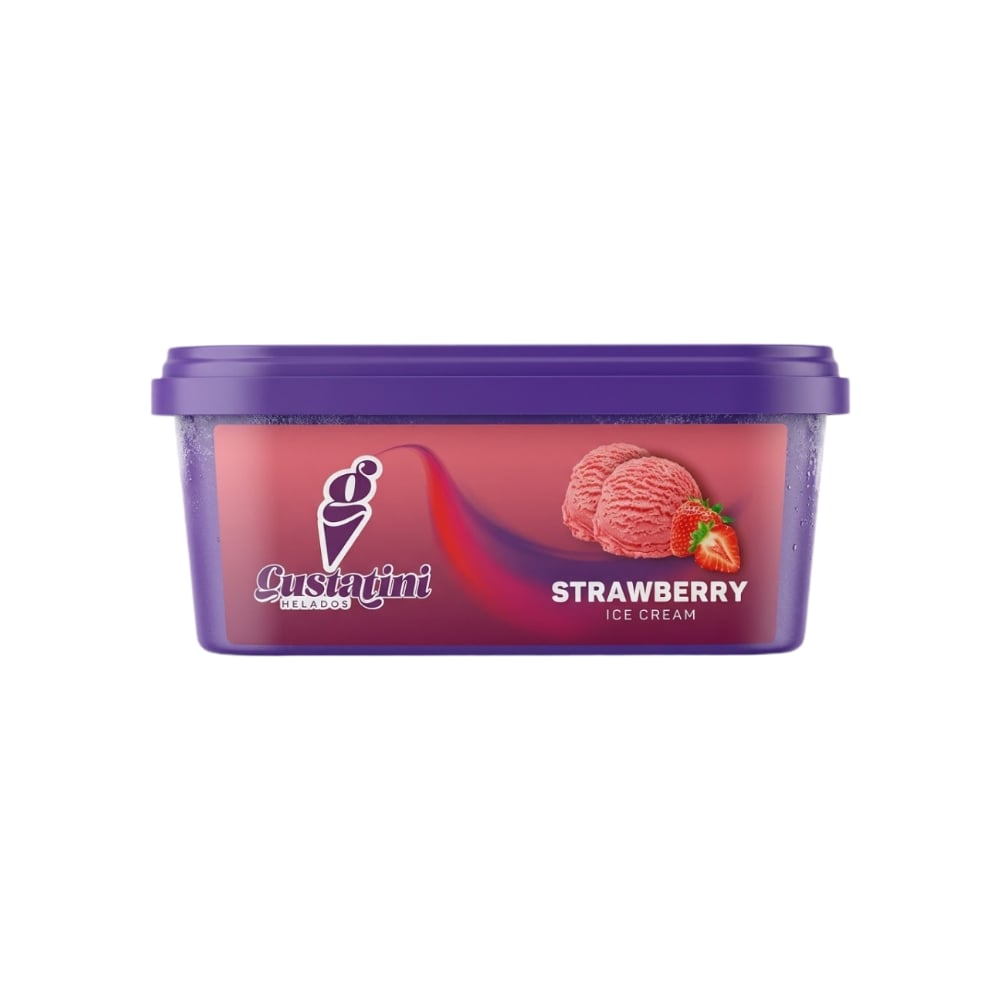 Helado de fresa Gustatini (2 L) - Imagen 1