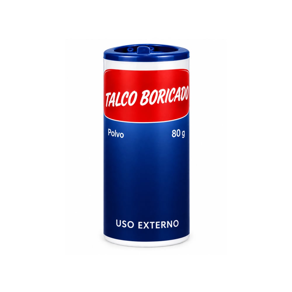Talco boricado para pies. Ácido bórico 5% GZ Productos s.l.r (80 g / 2.82 oz) - Imagen 1