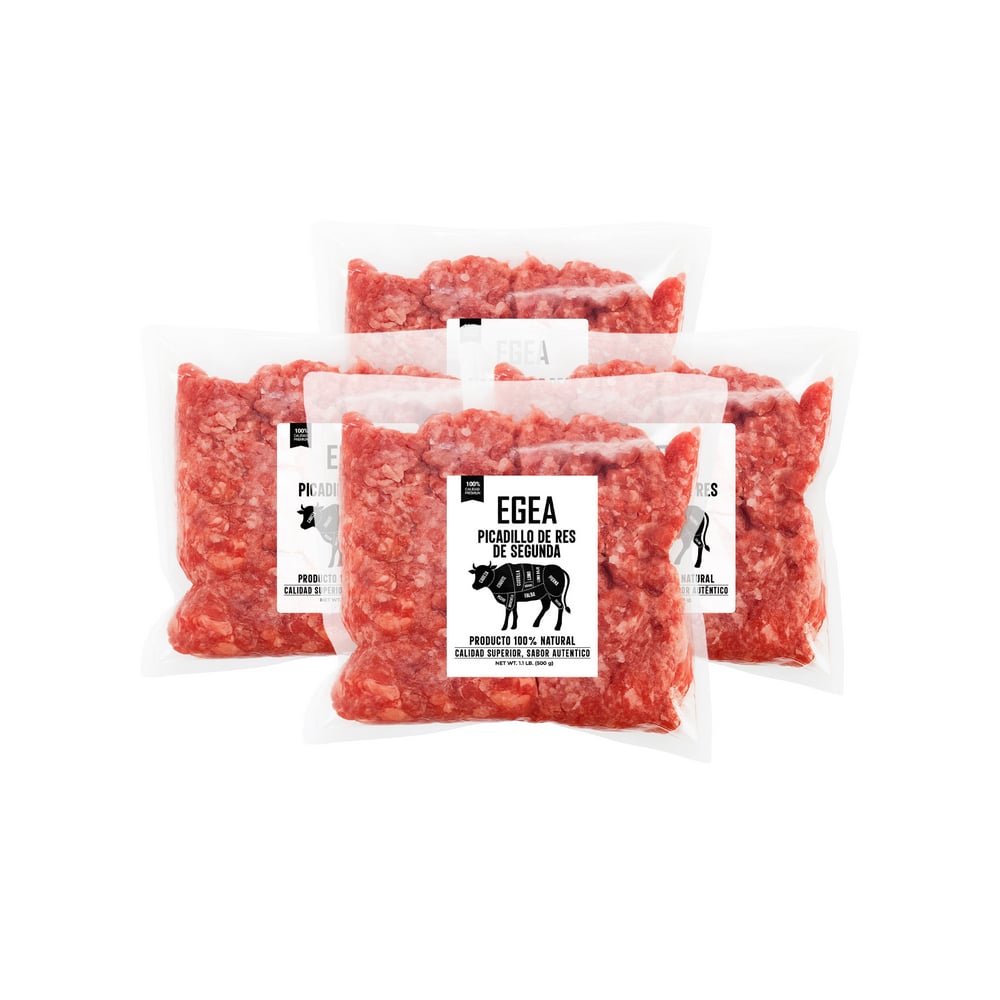 Picadillo de res de segunda EGEA (4 x 500 g / 1.1 lb) - Imagen 1