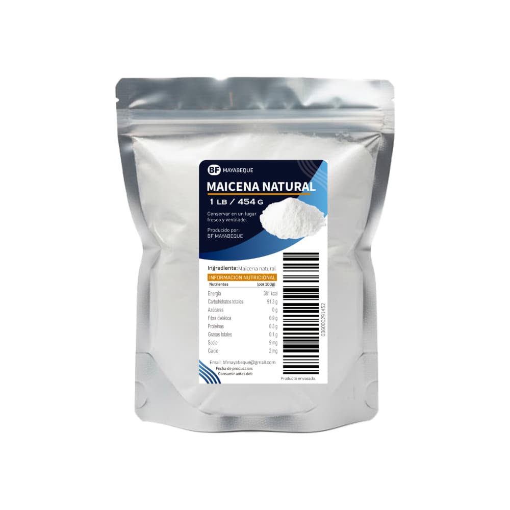 Maicena natural BF Mayabeque (454 g / 1 lb) - Imagen 1