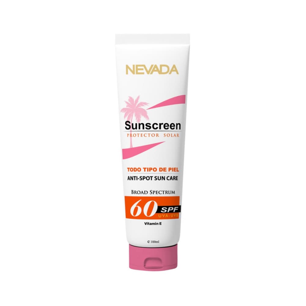 Protector solar 60 SPF anti-manchas con vitamina E Nevada (100 ml) - Imagen 1
