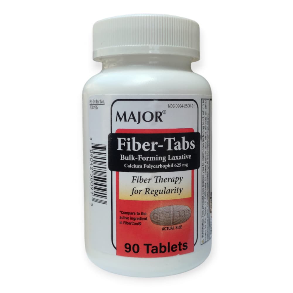 Fiber-Tabs. Policarbofilo de Calcio 625 mg Major (90 tab) - Imagen 1