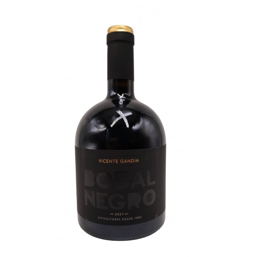 Vino tinto -Bobal Negro-Vicente Gandia (750 ml) - Imagen 1