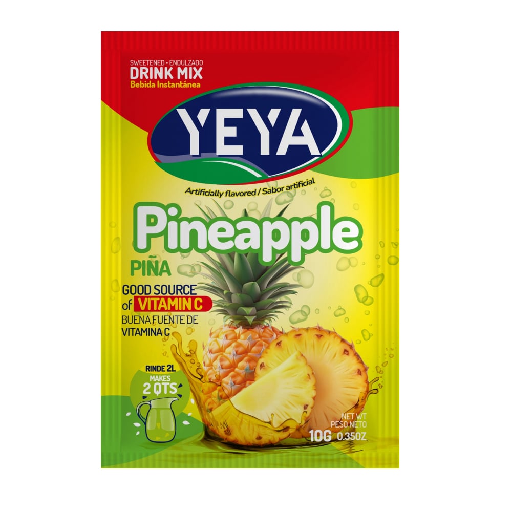 Refresco instantáneo sabor piña YEYA (10 g) - Imagen 1