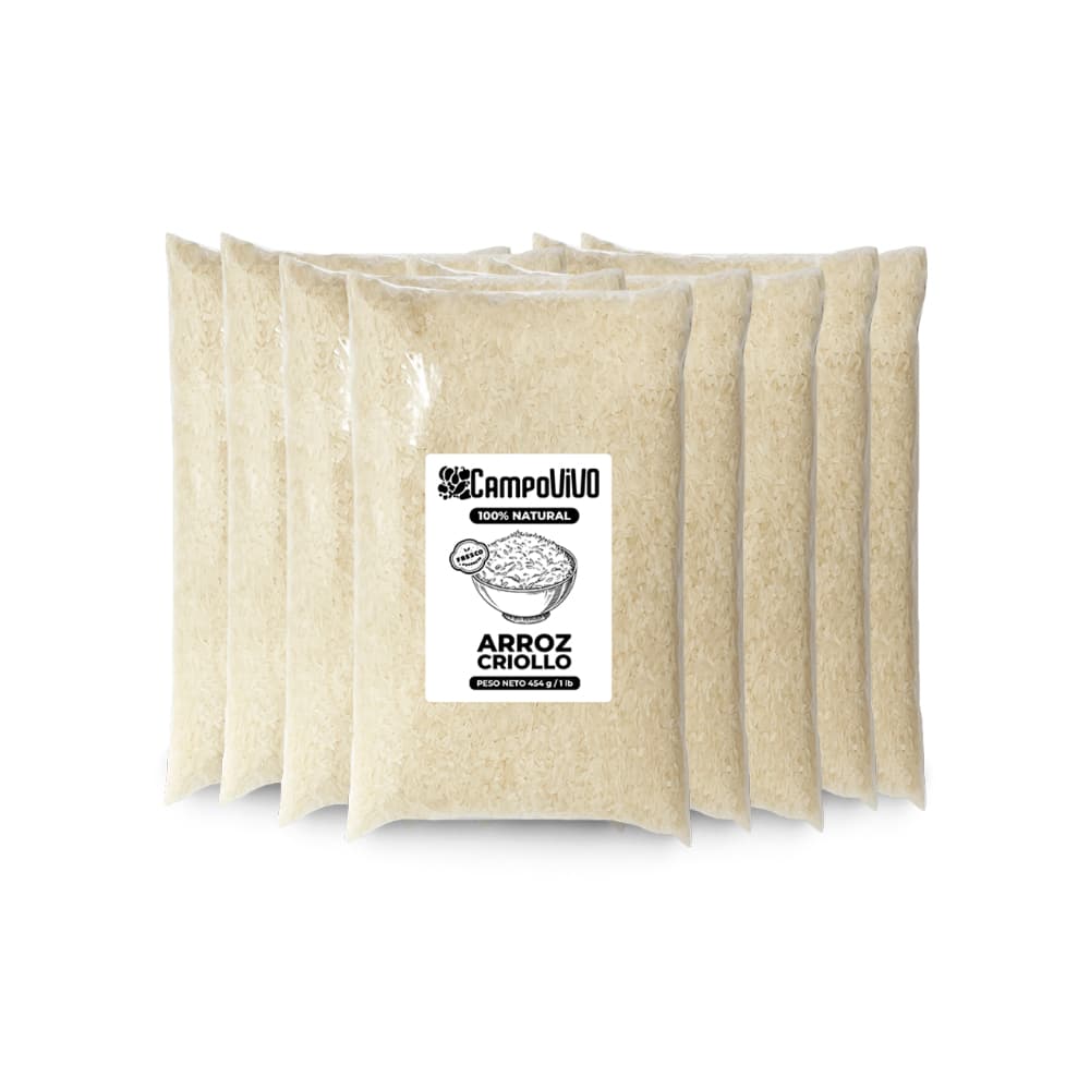Arroz criollo Campo Vivo (8 x 454 g / 1 lb) - Imagen 1