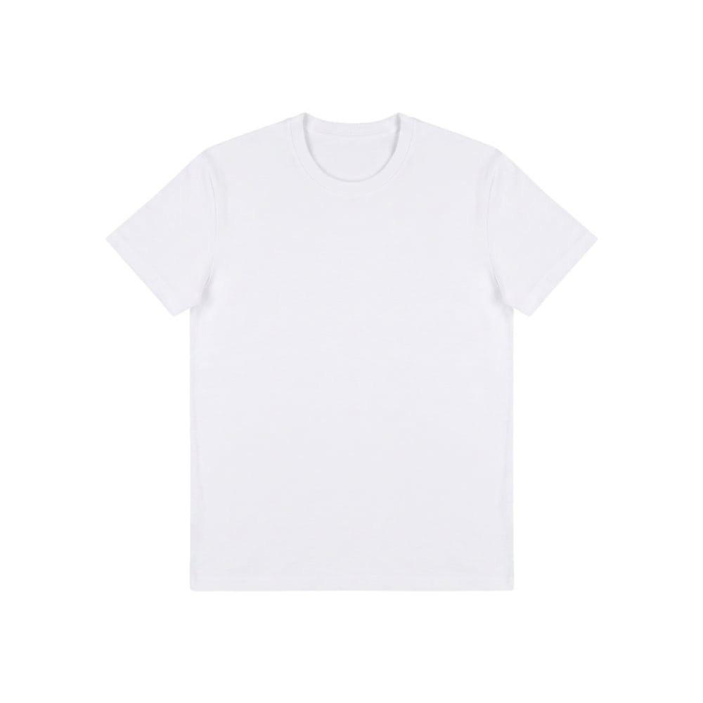 Camiseta de cuello redondo blanco de algodón para hombre Torbex (Talla XL) - Imagen 1