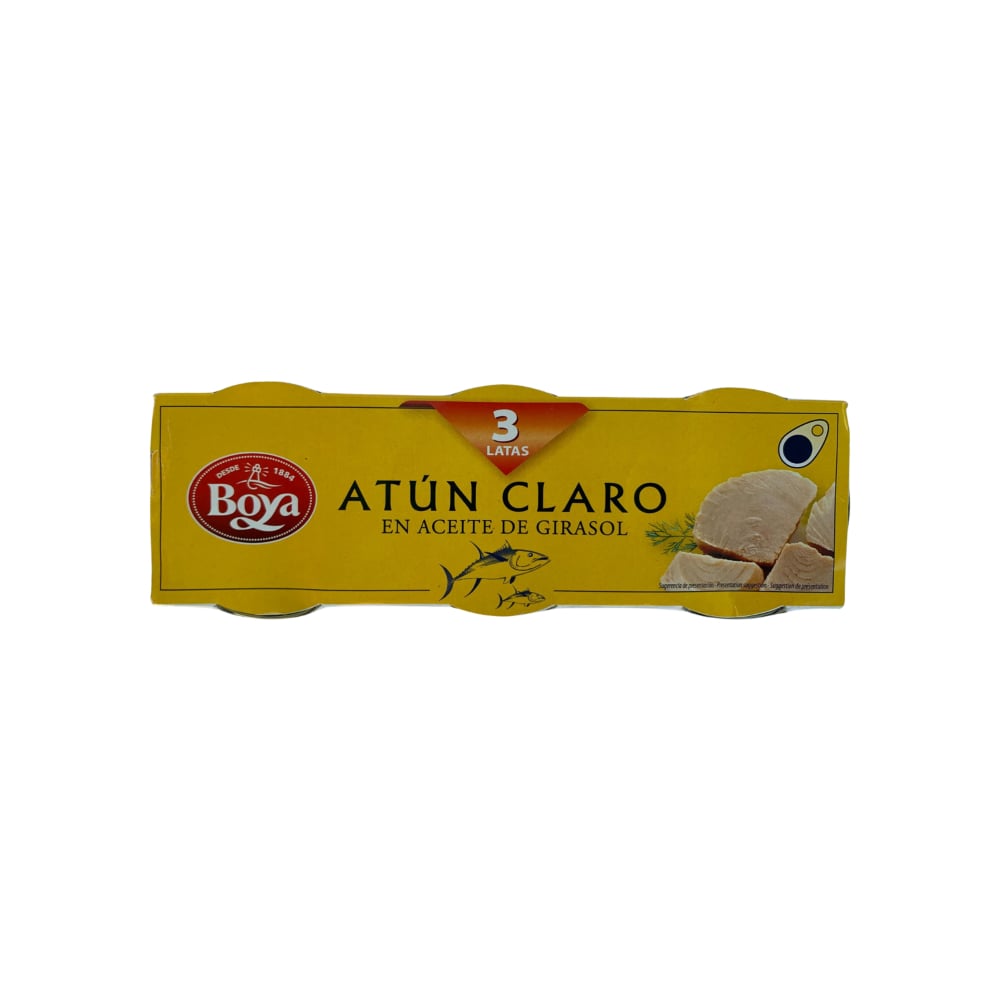 Atún claro en aceite de girasol Boya (210 g / 7.41 oz) - Imagen 1