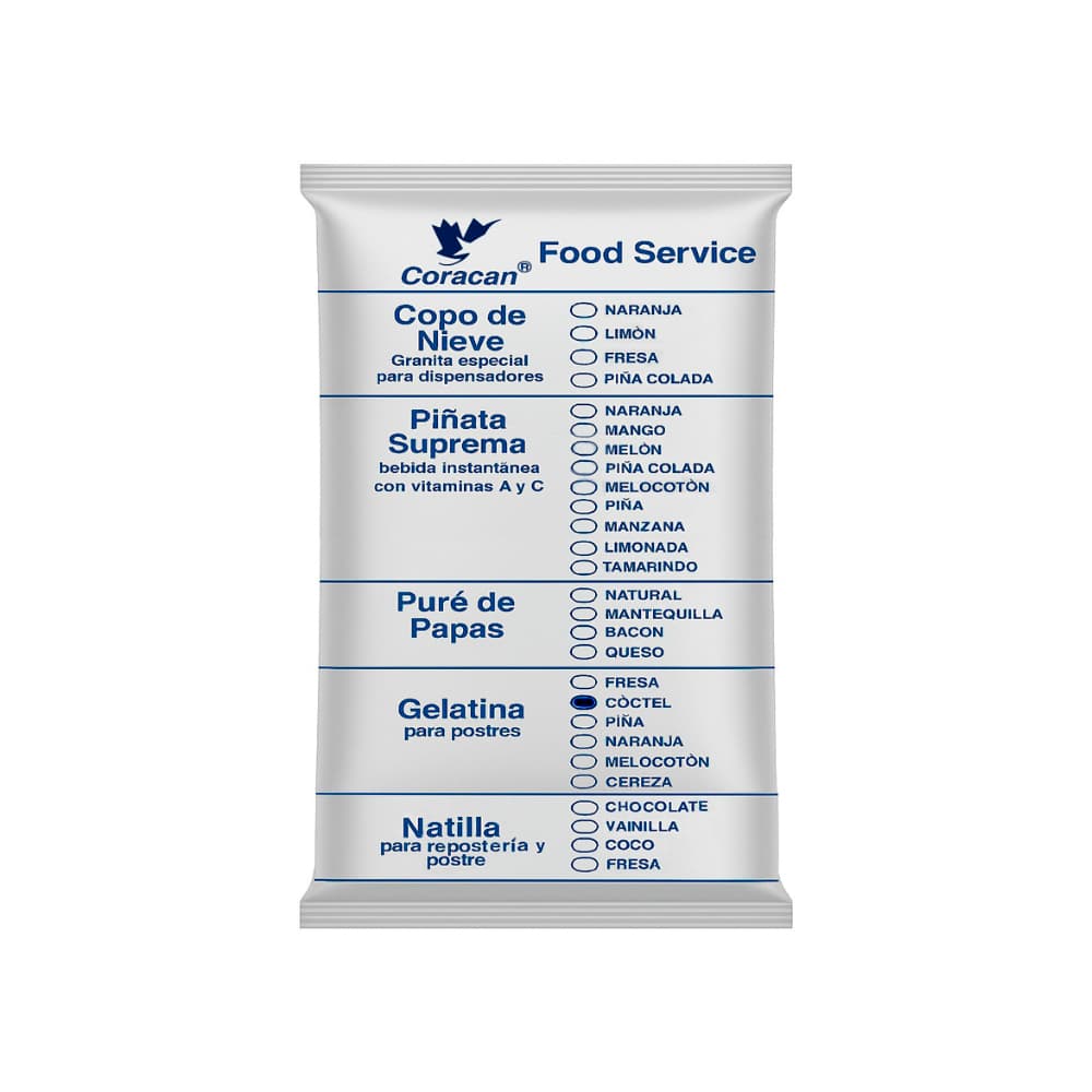 Gelatina de cóctel Gely Coracan (1 kg / 2.2 lb) - Imagen 1