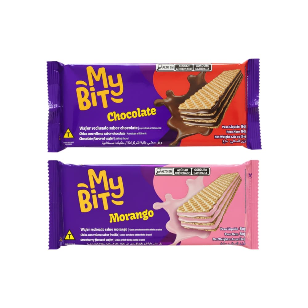 Sorbetos My Bit sabores chocolate y fresa - Imagen 1