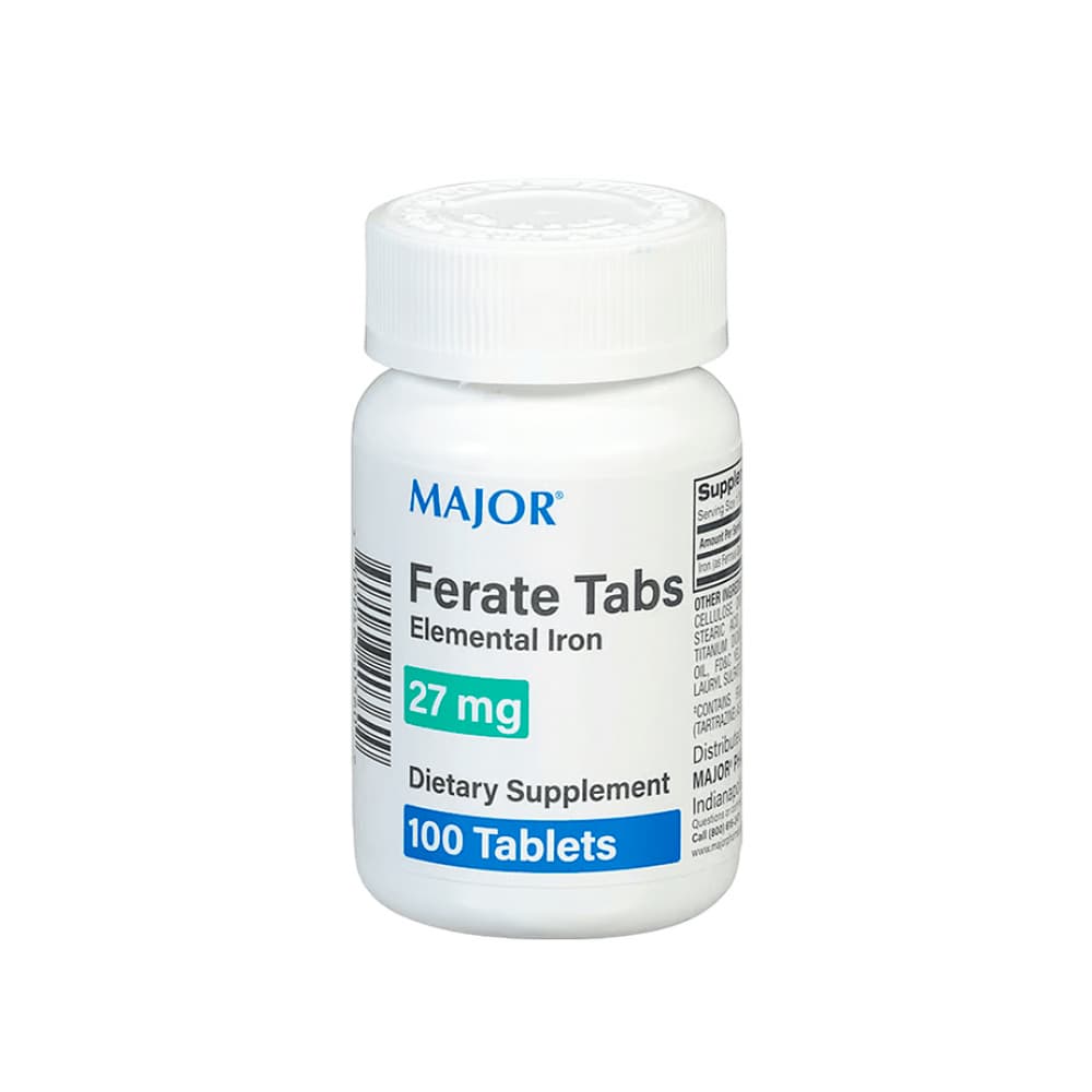 Hierro elemental. 27 mg (100 tabletas) - Imagen 1