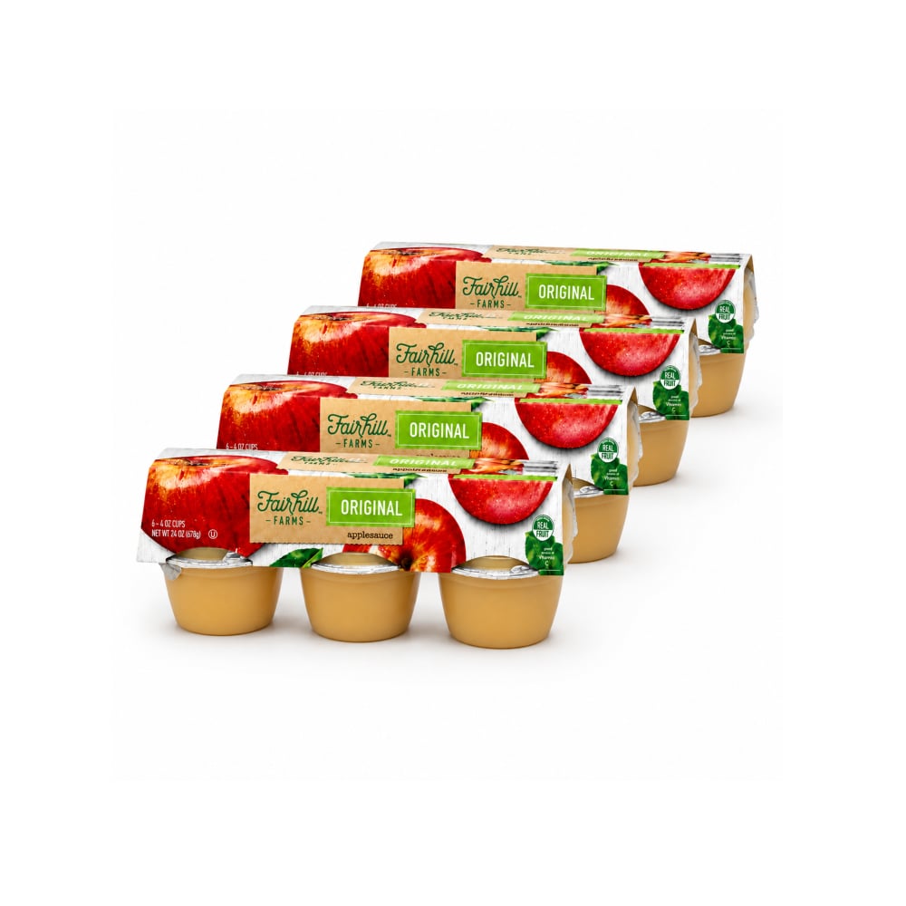 Compota de manzana Fairhill Farms (24 x 113 g / 4 oz) - Imagen 1