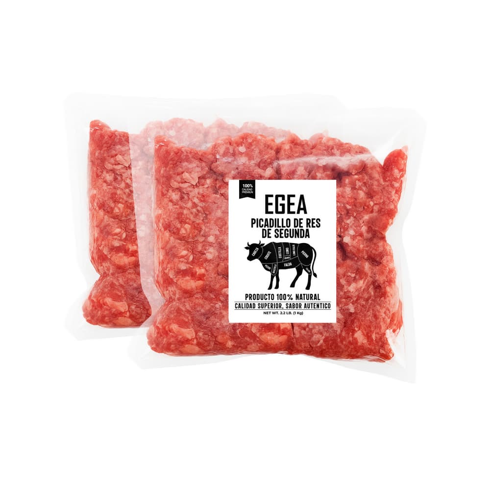 Picadillo de res de segunda EGEA (2 x 1 kg / 2.2 lb) - Imagen 1