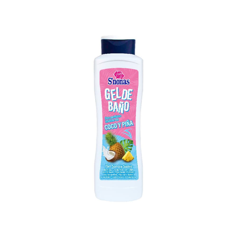 Gel de baño Coco y Piña S'nonas (750 ml) - Imagen 1