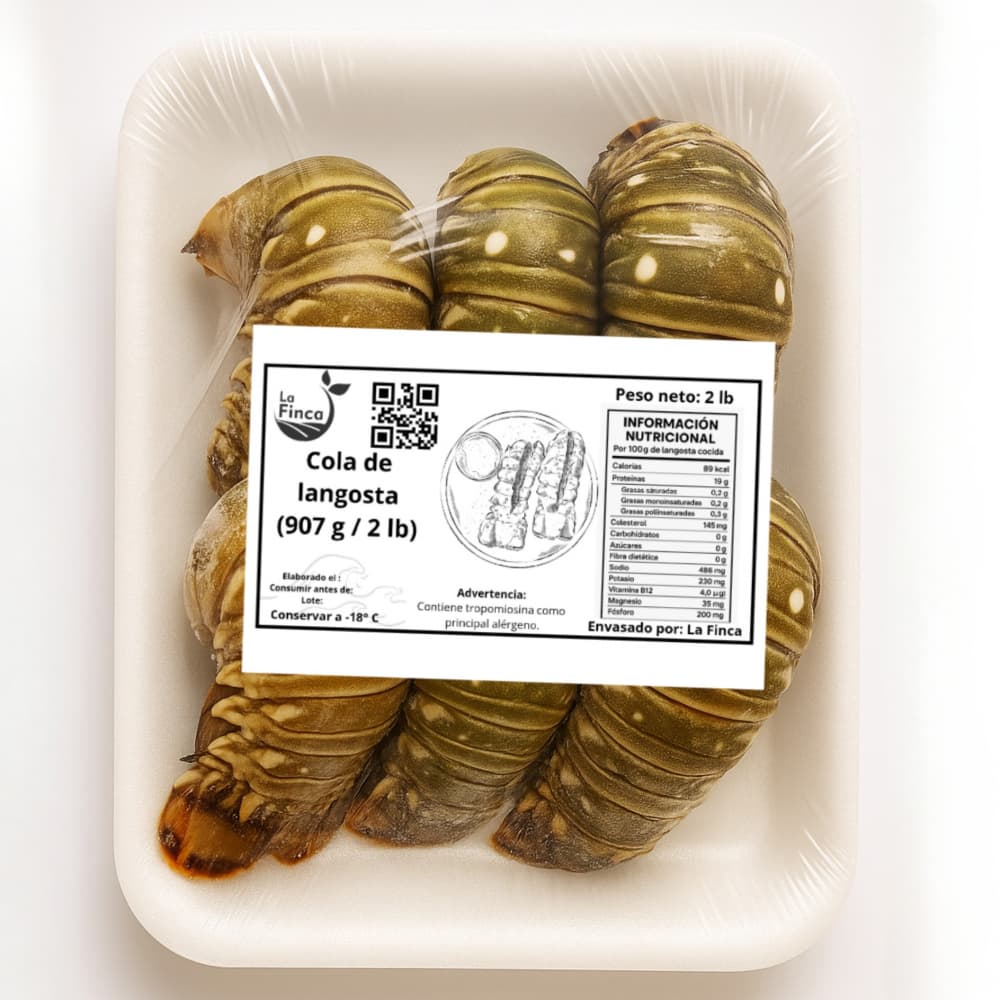 Cola de langosta La Finca (907 g / 2 lb) - Imagen 1