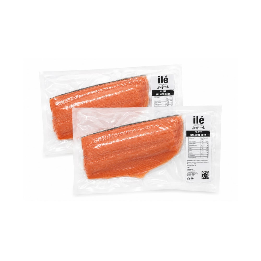 Filete de salmón keta Ilé (2 x 1 kg / 2.2 lb) - Imagen 1