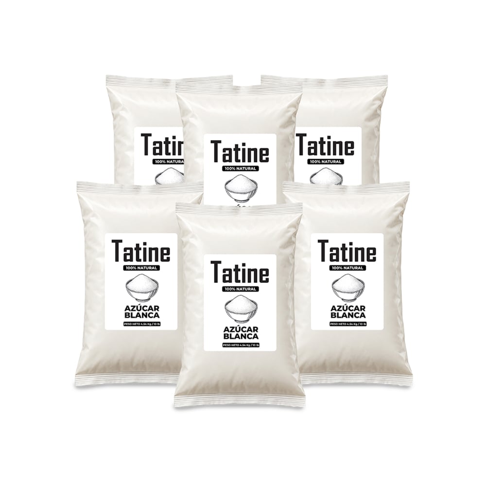 Azúcar blanca Tatine (6 x 5.54 kg / 10 lb) - Imagen 1