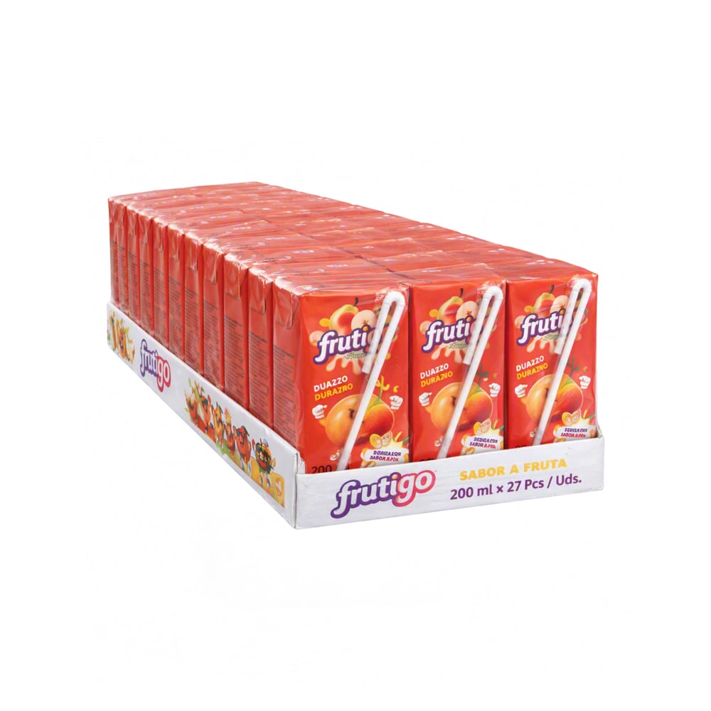 Bebida sabor a durazno Frutigo (27 X 200 ml / 6.76 fl oz) - Imagen 1