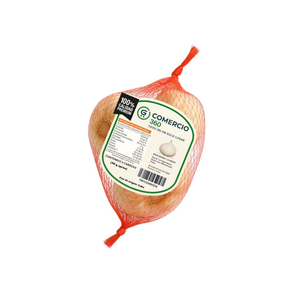 Cabezas de ajo Comercio 360 (3 U) - Imagen 1