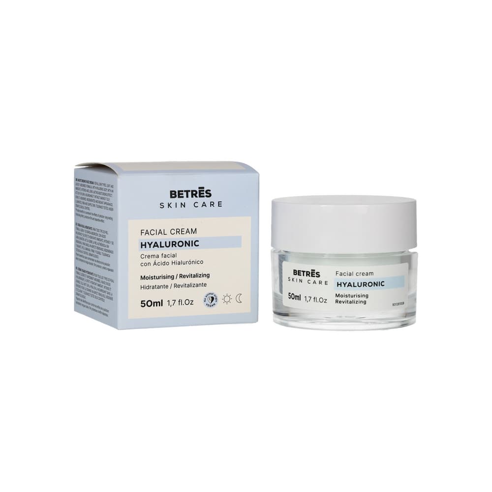 Crema facial con ácido hialurónico Hidratante / Revitalizante Betres (50 ml / 1.7 oz) - Imagen 1