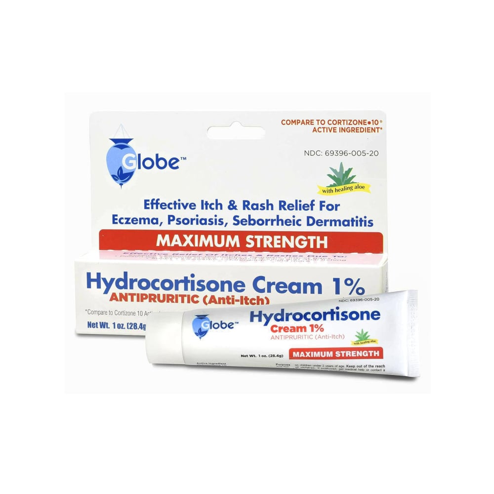 Hidrocortisona en crema 1% Globe (28.4 g / 1 oz) - Imagen 1