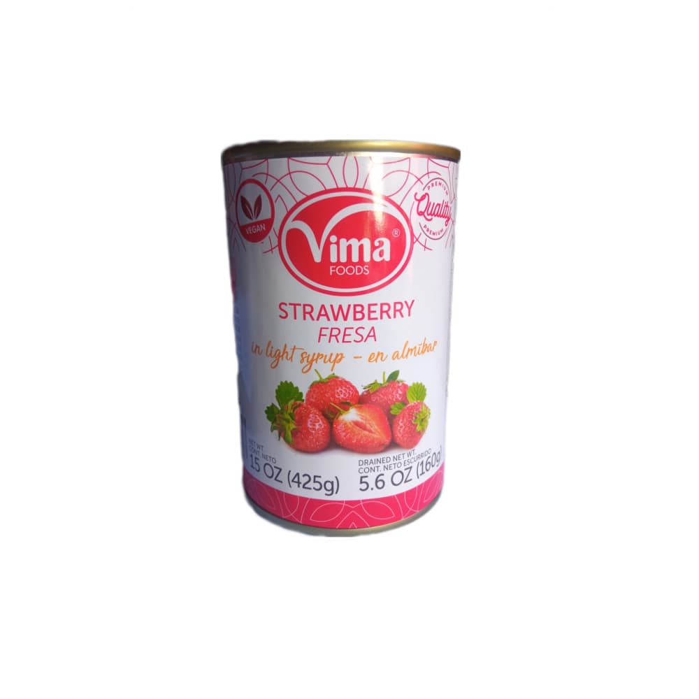 Fresas en almíbar Vima Foods (425 g / 14.99 oz) - Imagen 1