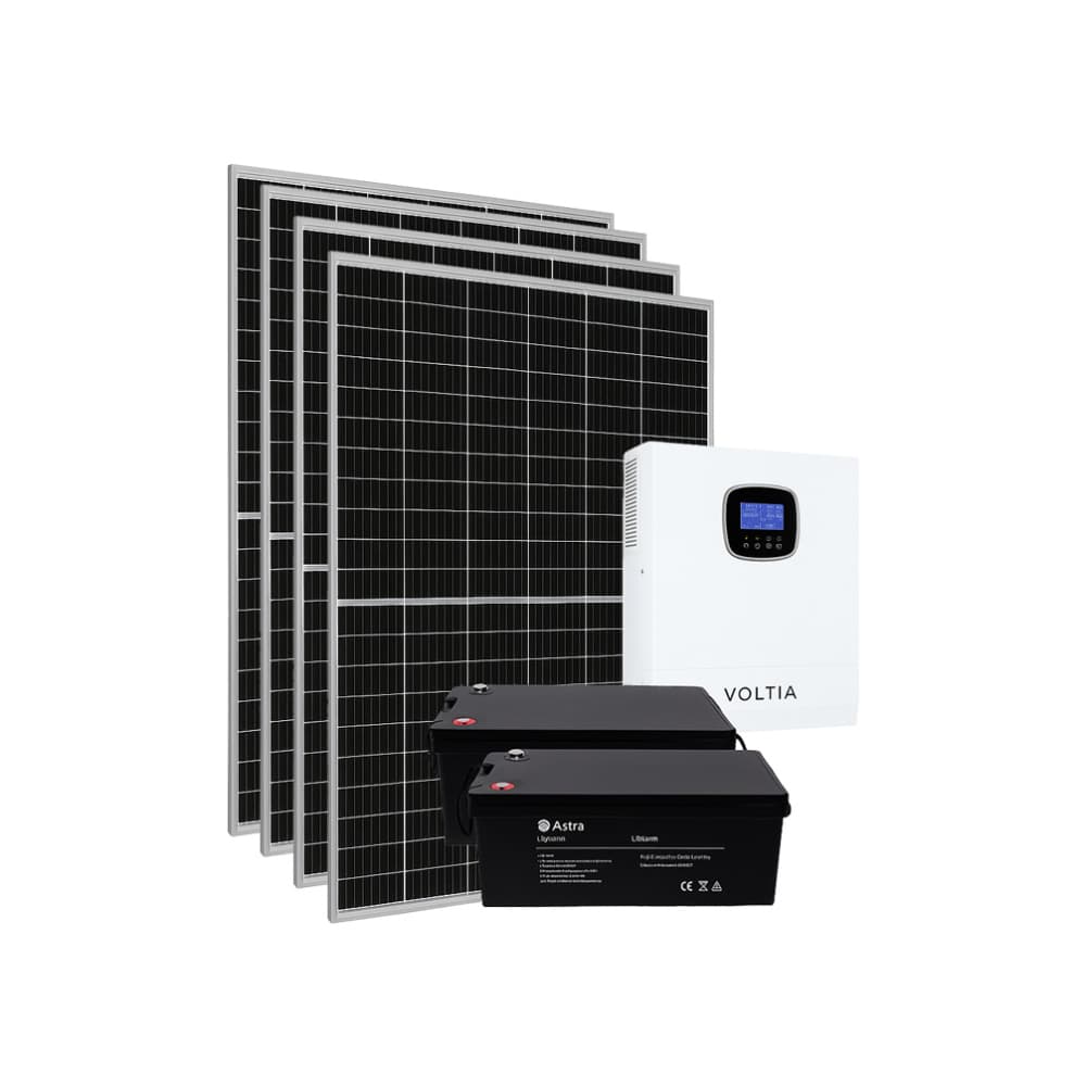 Kit de paneles solares inversores y batería (5 kW) VOLTIA - Imagen 1
