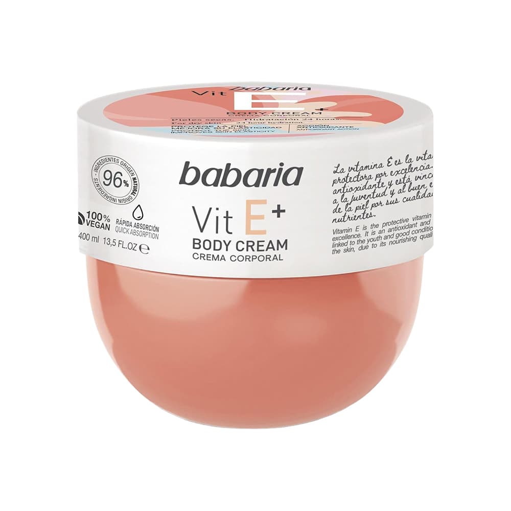 Crema corporal hidratante con vitamina E Babaria (400 ml) - Imagen 1