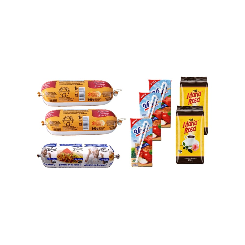 Combo mixto (mortadella, picadillo, nectar y café) - Imagen 1