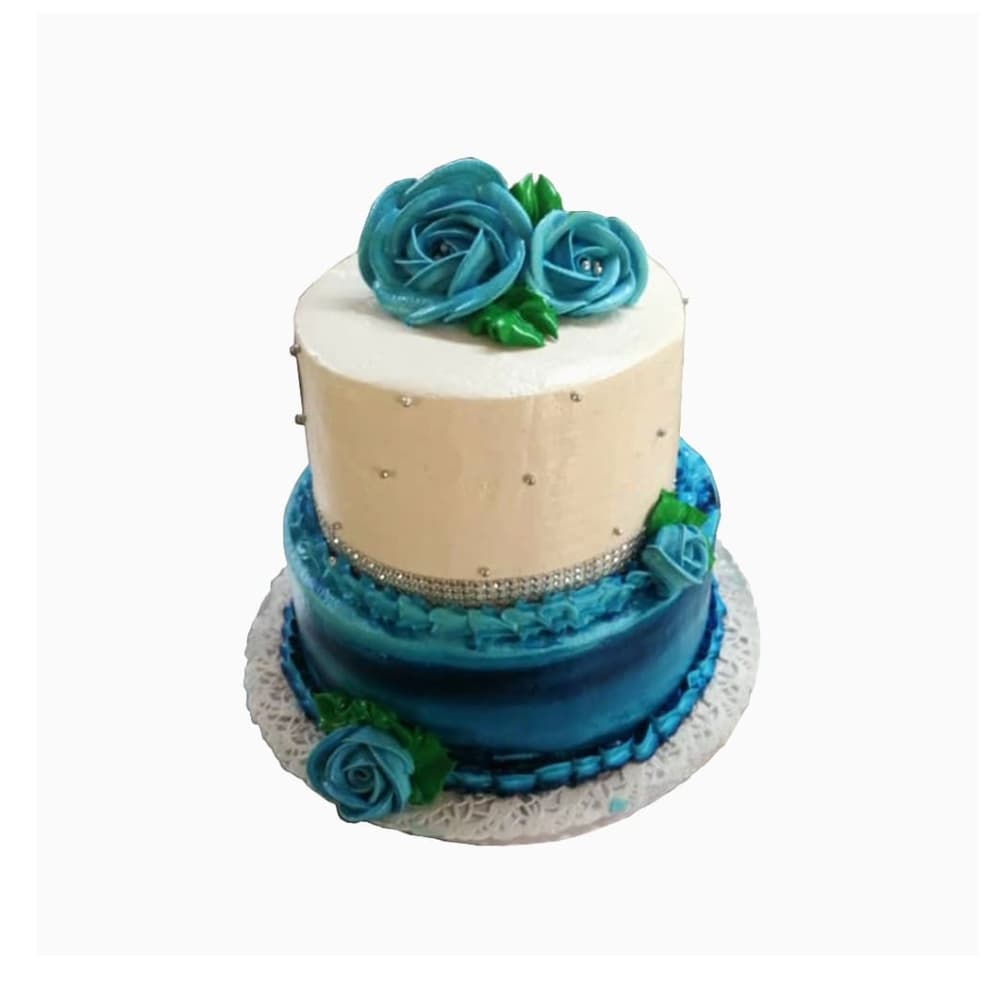 Cake rosas entrepisos Dulcecito (para 30 personas) - Imagen 1