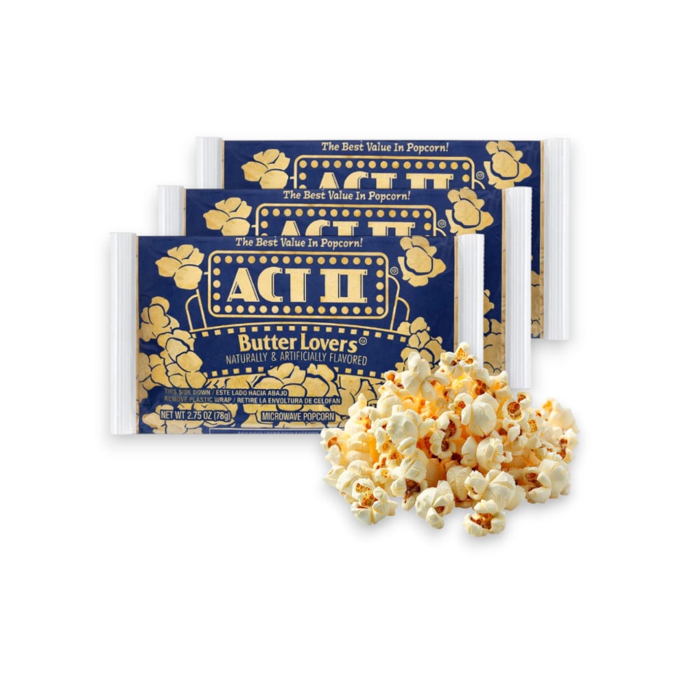 Palomitas de maíz sabor mantequilla ACT II (3 x 78 g / 2.75 oz) - Imagen 1