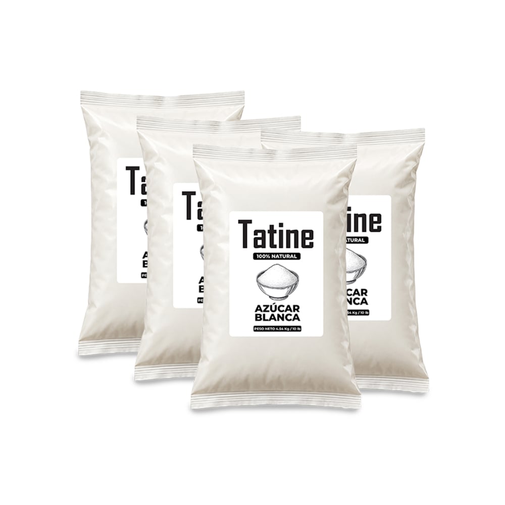 Azúcar blanca Tatine (4 x 5.54 kg / 10 lb) - Imagen 1
