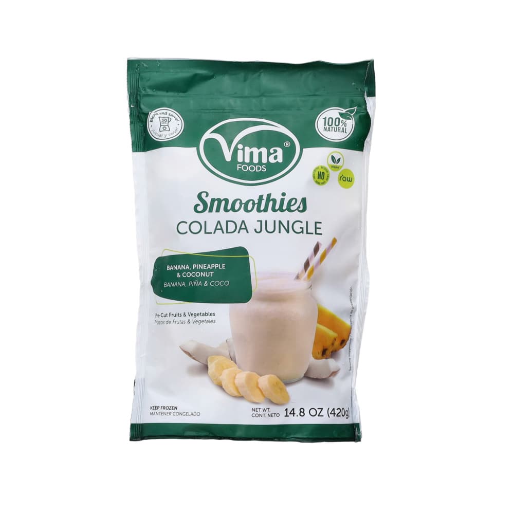 Smoothies de banana, piña y coco Vima Foods (420 g / 14.8 oz) - Imagen 1