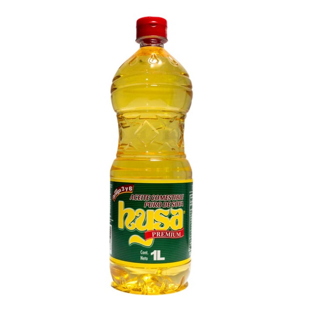 Aceite puro de soya Hysa (1 L) - Imagen 1