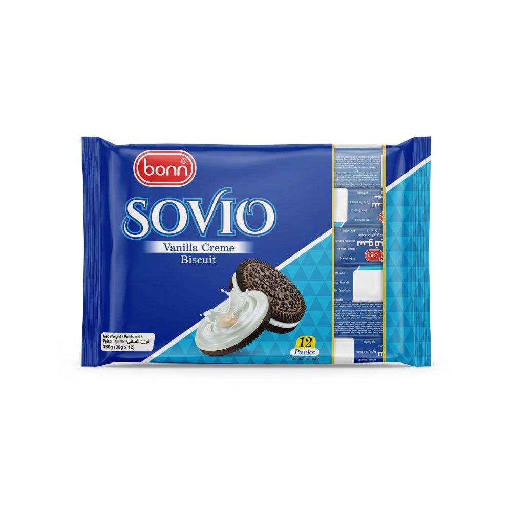 Galletas Sovio Crema de Vainilla Bonn (360 g / 12.7 oz) - Imagen 1